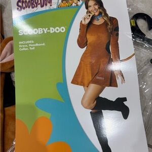 Women’s Scooby-Doo Halloween Costume Dress with Accessories
